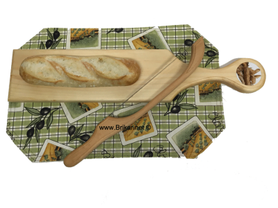 planche et scie à pain pour baguette